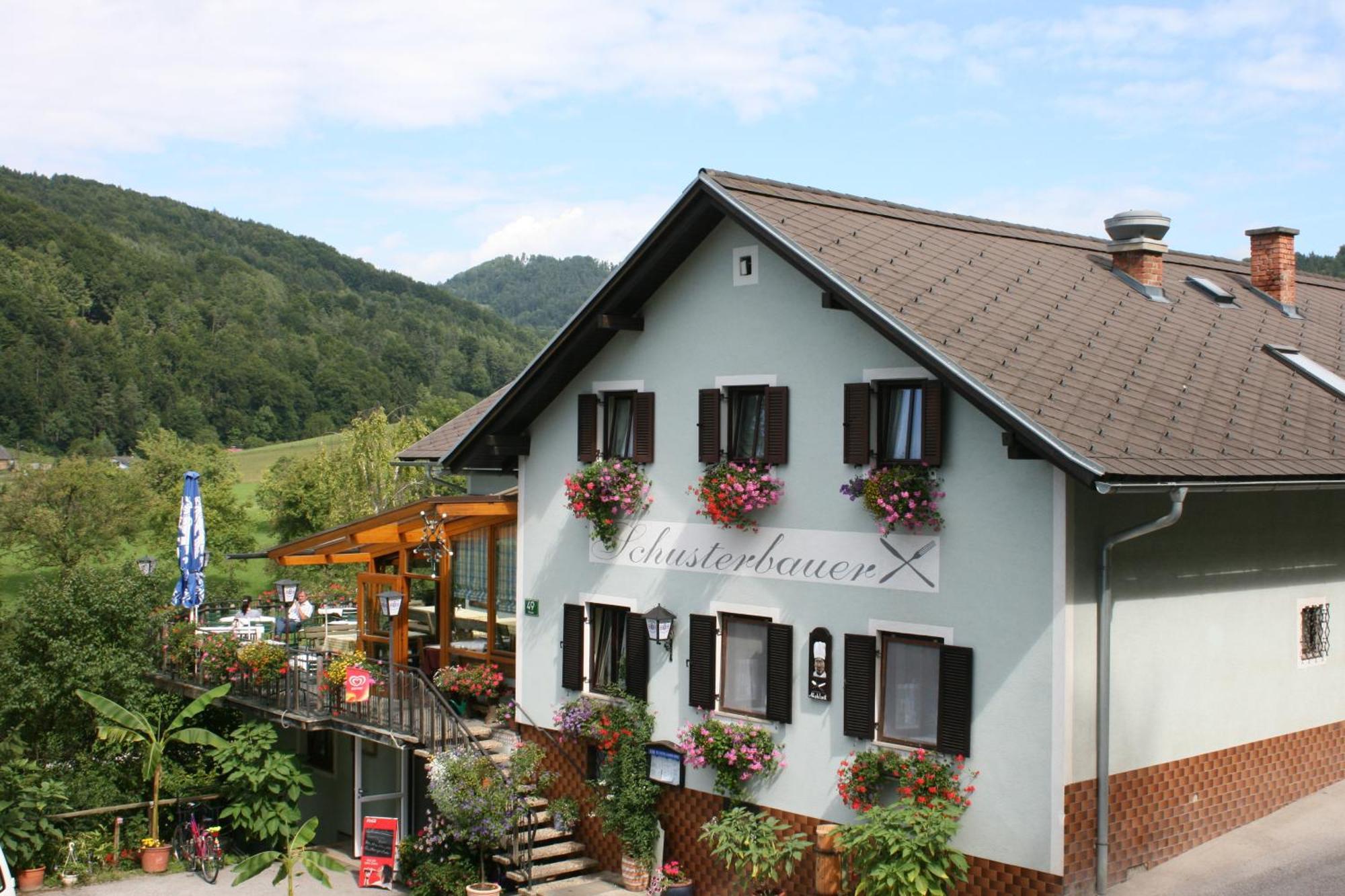 Gasthaus - Gaestehaus Schusterbauer Rein エクステリア 写真